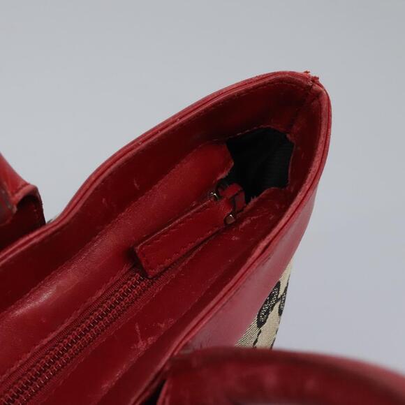 GUCCI GG Supreme Tote Bag Beige Red Gold 002 119 - Picture 10 of 16